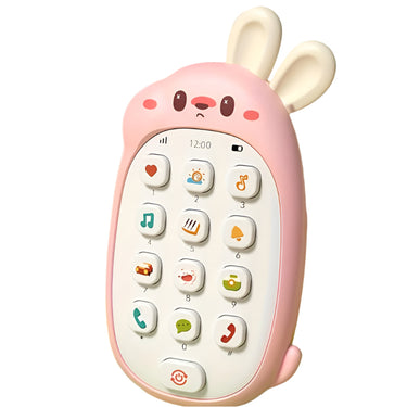 BabaPhone | Primer teléfono de descubrimiento - Monitor de bebé interactivo con música y mordedor